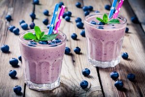 Grape and Blueberry shake