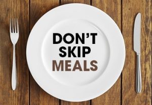skipping meals