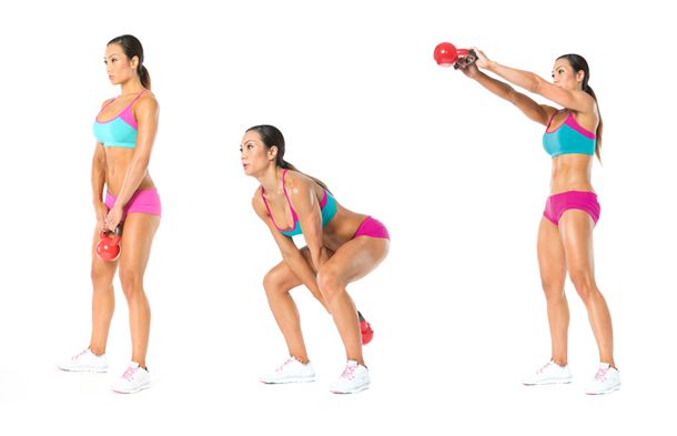 kettlebell swing fat burning exercises