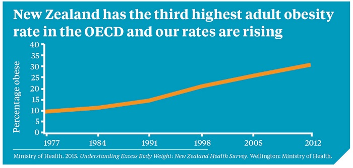 obesity concern in New Zealand