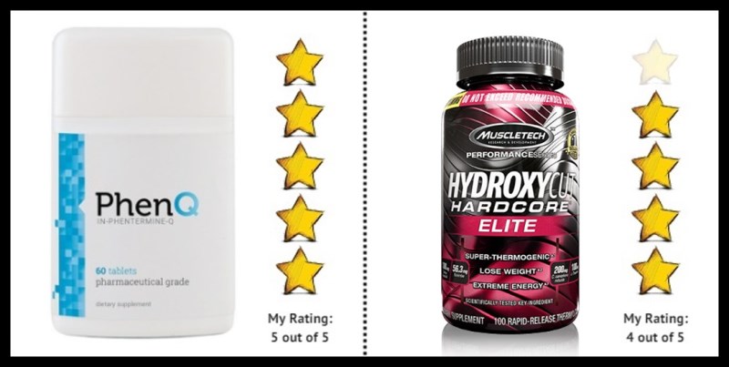 PhenQ vs. Hydroxycut