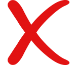 red cross mark